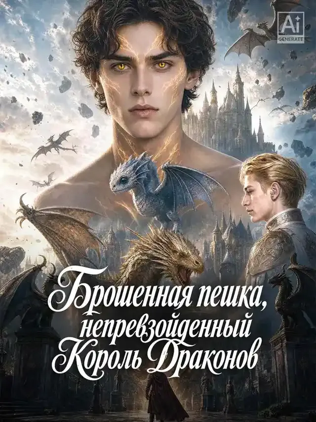 Обложка «Брошенная пешка, непревзойденный Король Драконов»