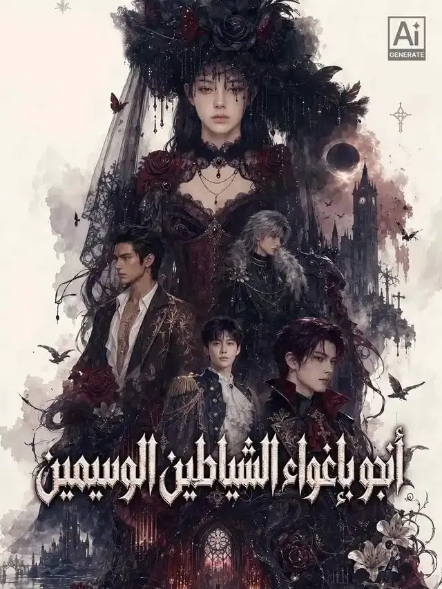 غلاف أنجو بإغواء الشياطين الوسيمين