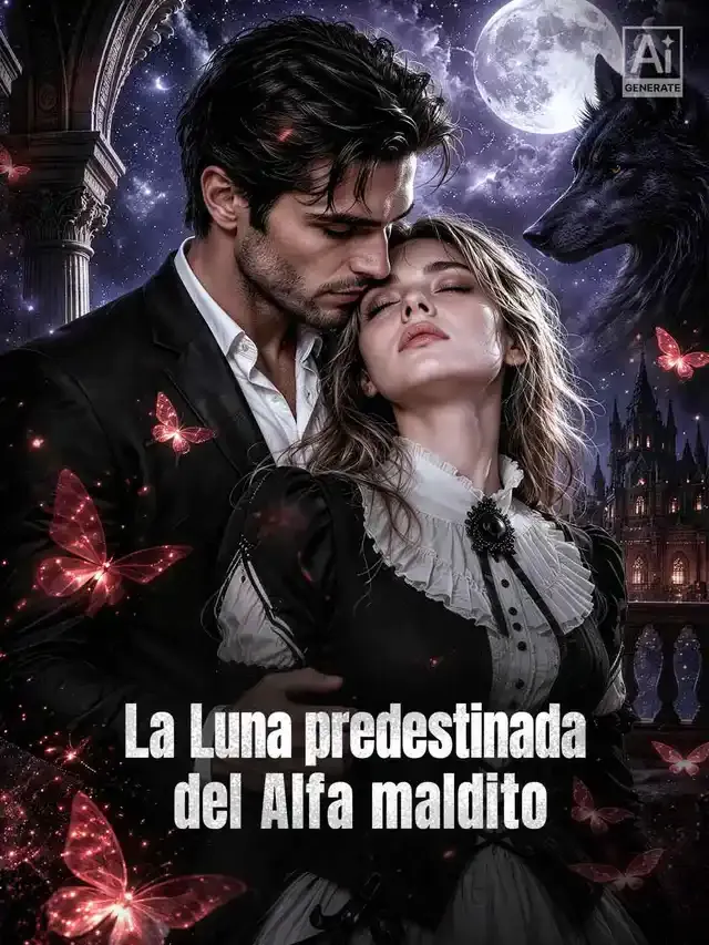 Portada de La Luna predestinada del Alfa maldito