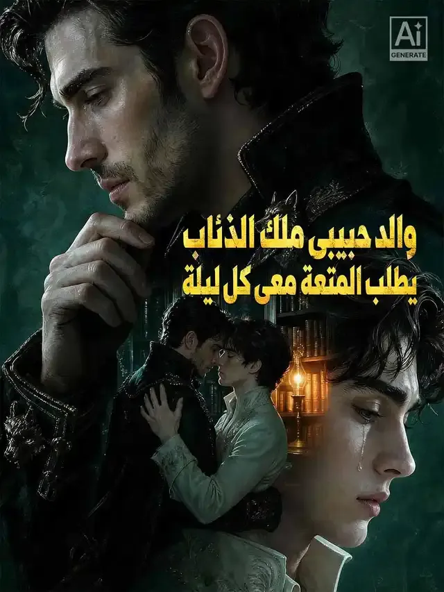 غلاف والد حبيبي ملك الذئاب يطلب المتعة معي كل ليلة