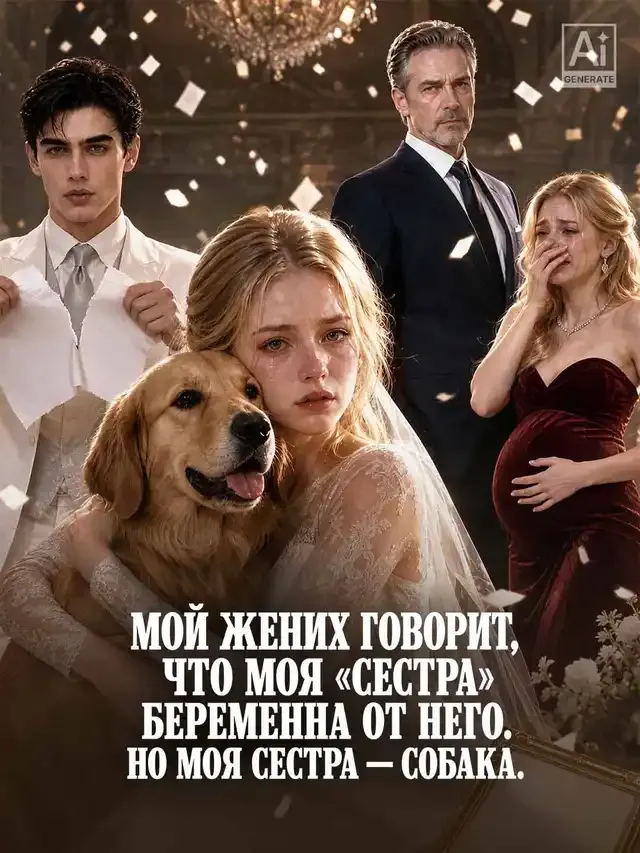 Обложка «Мой жених говорит, что моя «сестра» беременна от него. Но моя сестра — собака.»