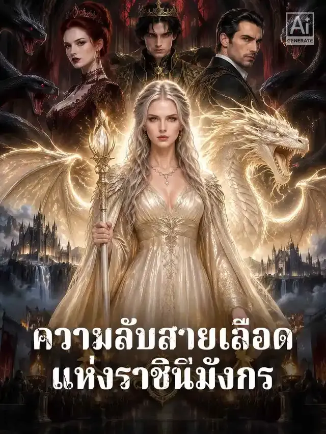 หน้าปกความลับสายเลือดแห่งราชินีมังกร