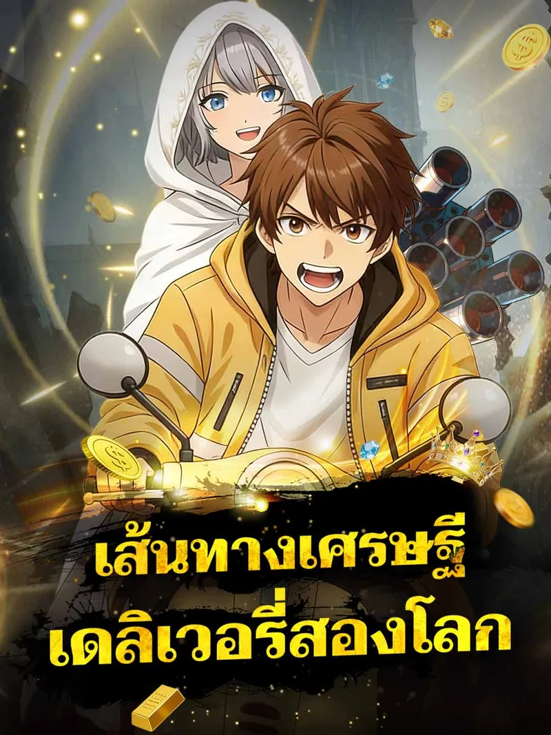 หน้าปกเส้นทางเศรษฐีเดลิเวอรี่สองโลก