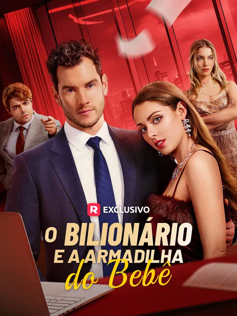 Capa de O Bilionário e a Armadilha do Bebê