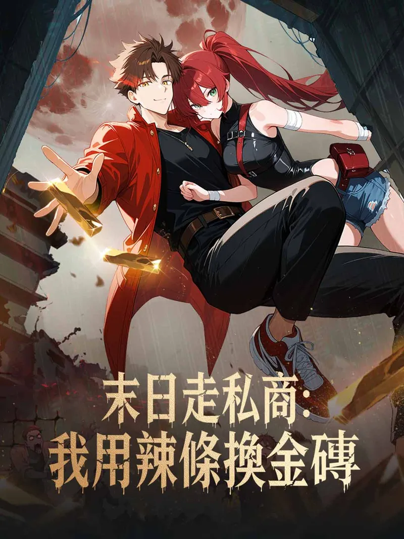 《末日走私商:我用辣條換金磚》封面