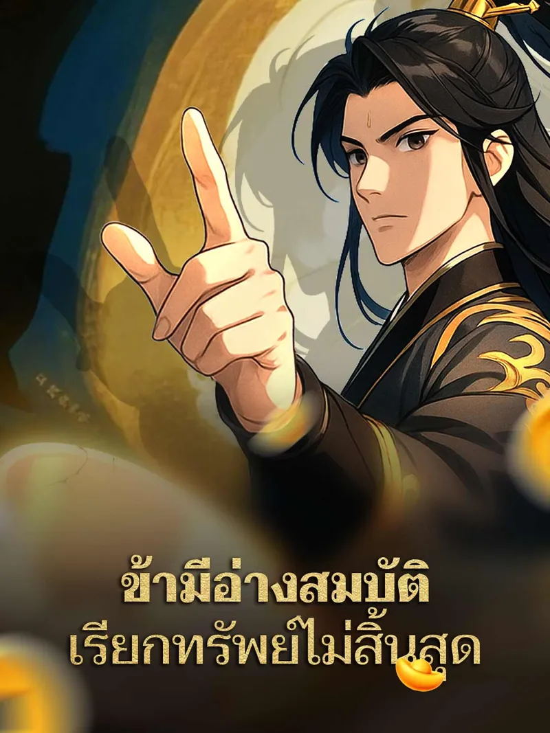 หน้าปกข้ามีอ่างสมบัติ เรียกทรัพย์ไม่สิ้นสุด