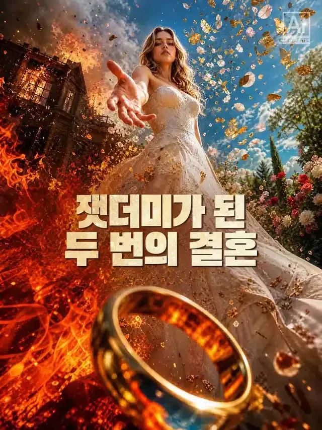 잿더미가 된 두 번의 결혼 표지