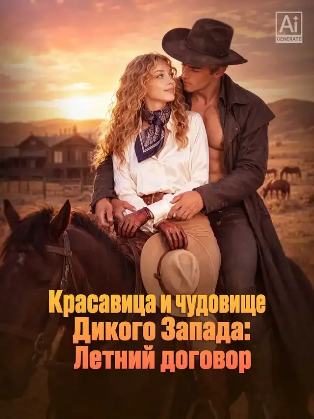 Обложка «Красавица и чудовище Дикого Запада: Летний договор»