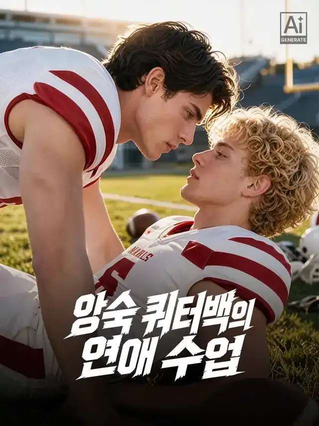 앙숙 쿼터백의 연애 수업 표지