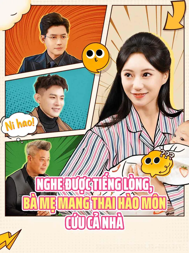 Ảnh bìa Nghe được tiếng lòng, bà mẹ mang thai hào môn cứu cả nhà