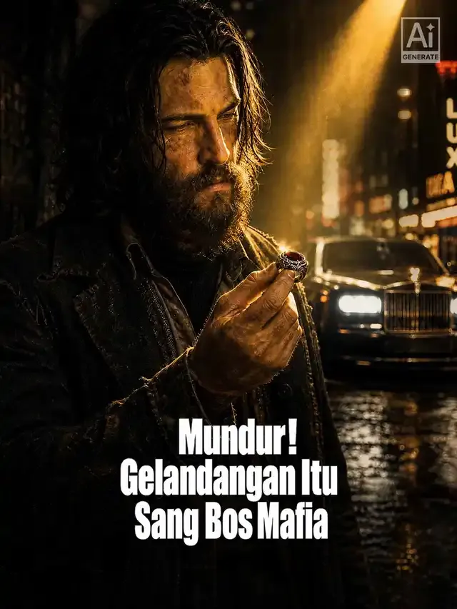 Sampul Mundur! Gelandangan Itu Sang Bos Mafia