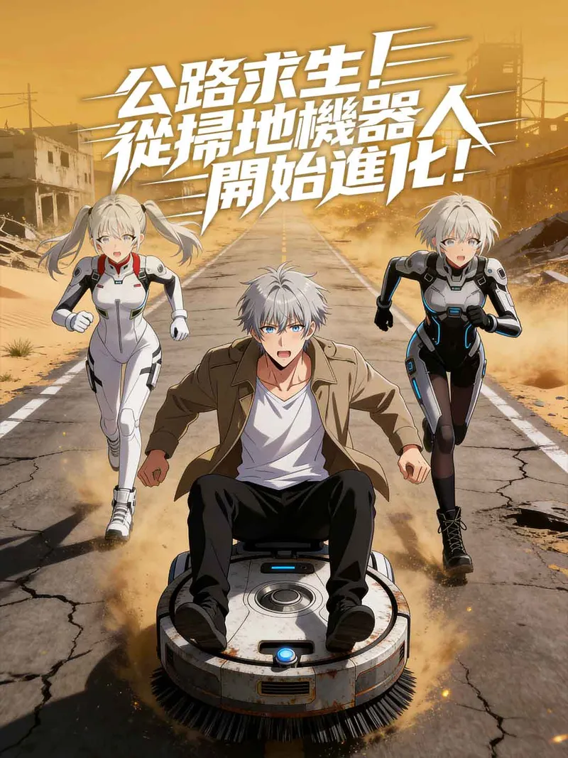 《公路求生！從掃地機器人開始進化！》封面