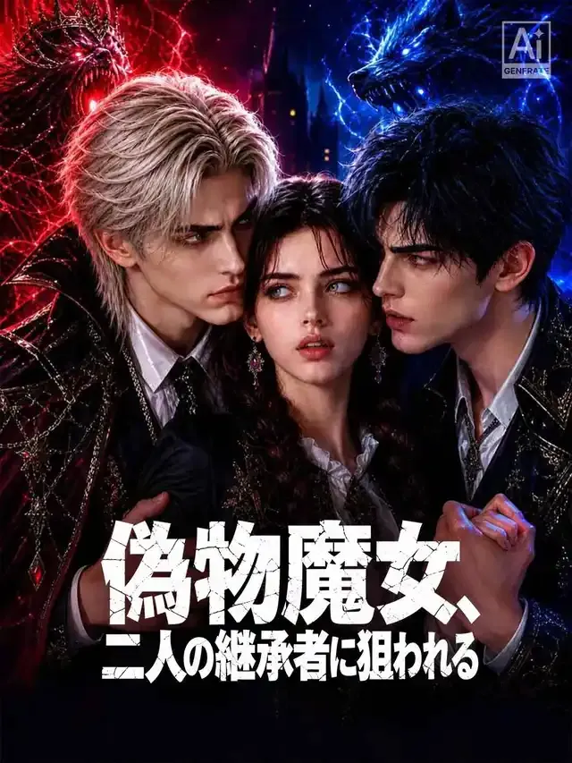 「偽物魔女、二人の継承者に狙われる」のカバー画像