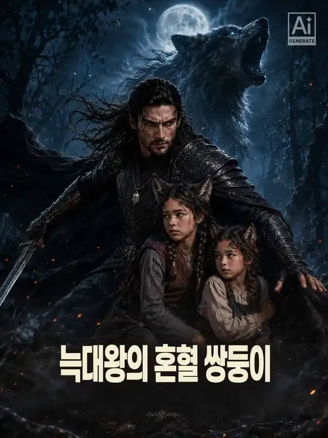 늑대왕의 혼혈 쌍둥이 표지