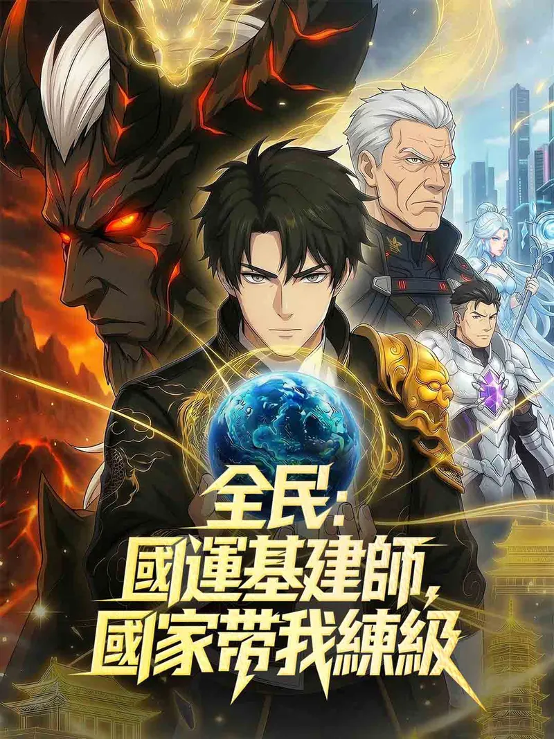 《全民：國運基建師，國家帶我練級》封面