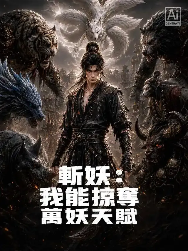 《斬妖：我能掠奪萬妖天賦》封面