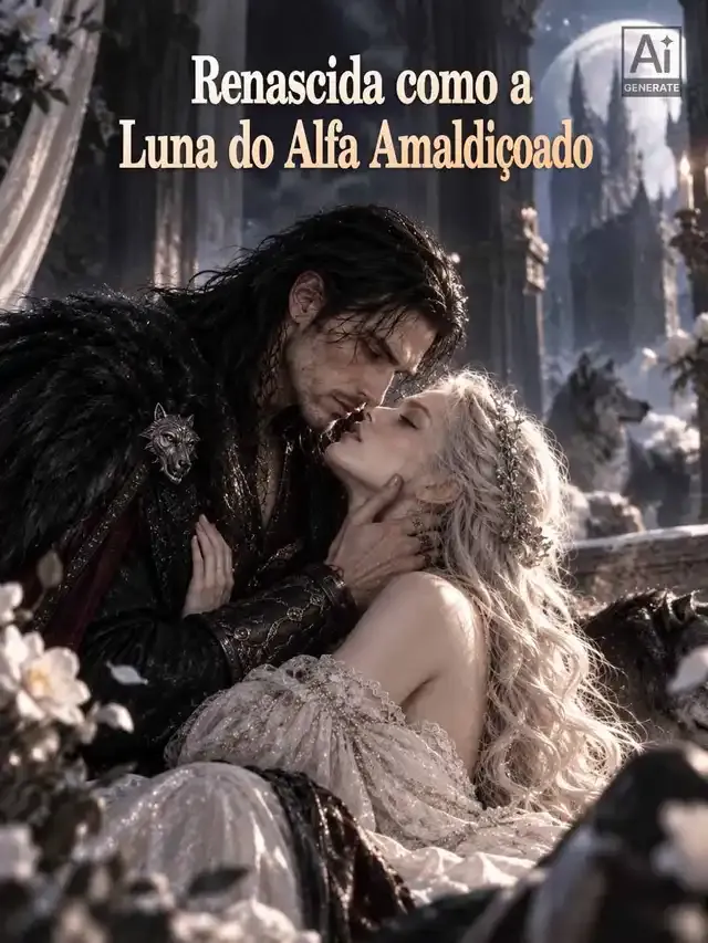 Capa de Renascida como a Luna do Alfa Amaldiçoado