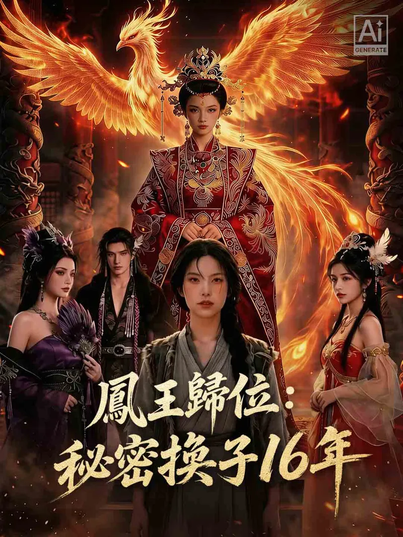 《凤王归位：秘密换子16年》封面