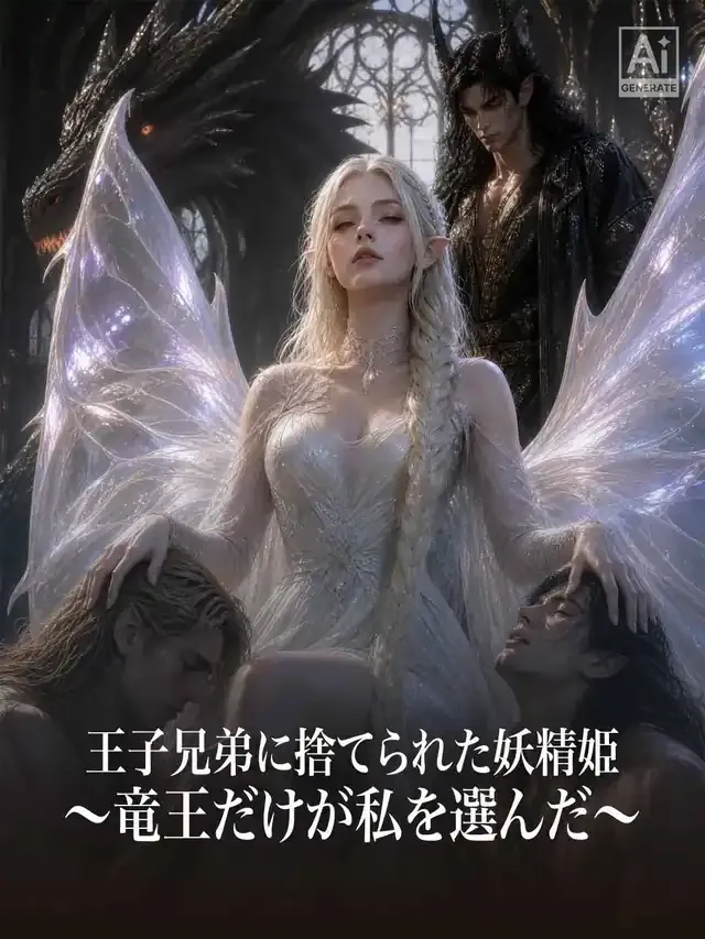 「王子兄弟に捨てられた妖精姫～竜王だけが私を選んだ～」のカバー画像