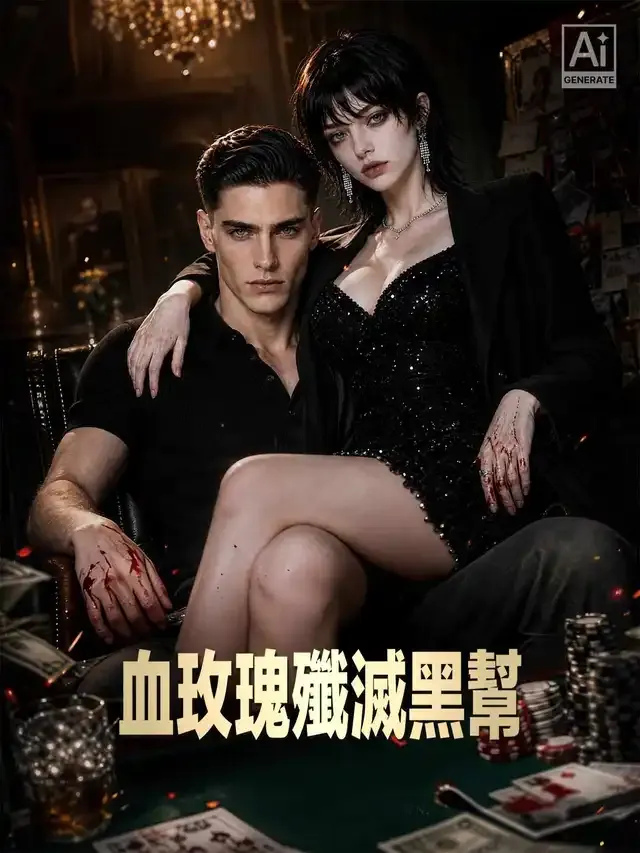 《血玫瑰殲滅黑幫》封面