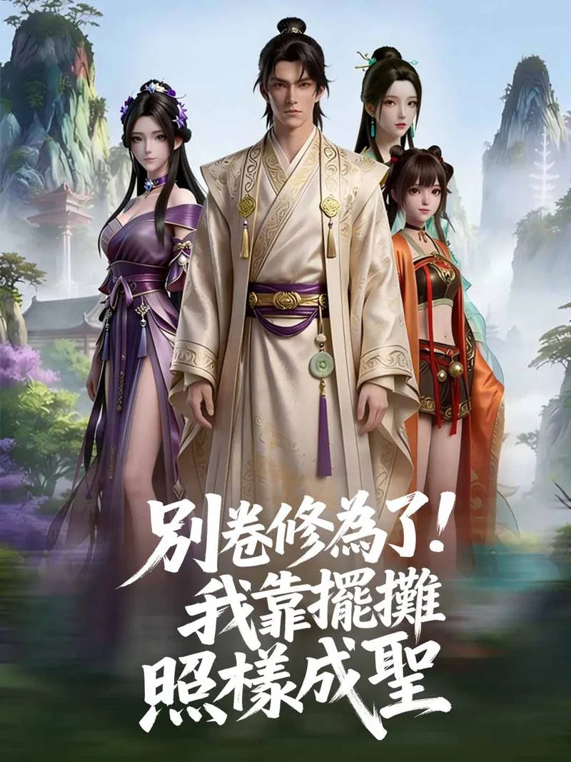《別卷修為了！我靠擺攤照樣成聖》封面