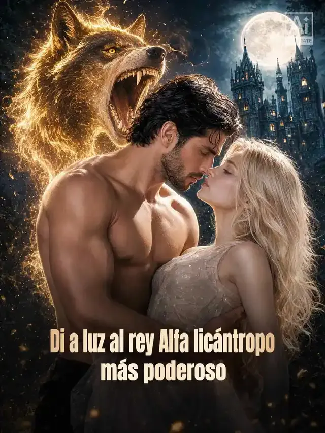 Portada de Di a luz al rey Alfa licántropo más poderoso