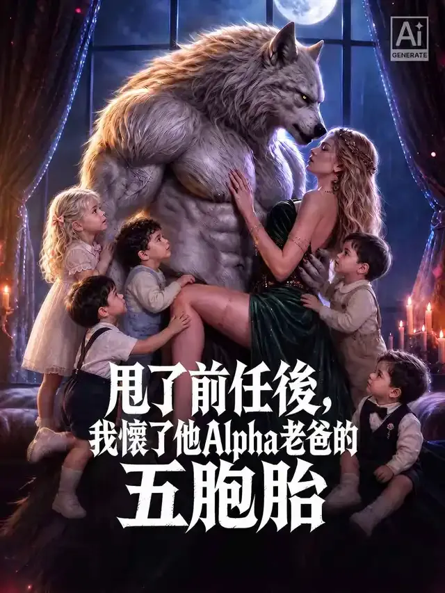 《甩了前任後，我懷了他Alpha老爸的五胞胎》封面