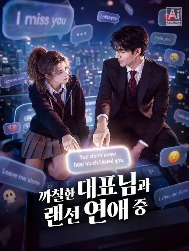 까칠한 대표님과 랜선 연애 중 표지