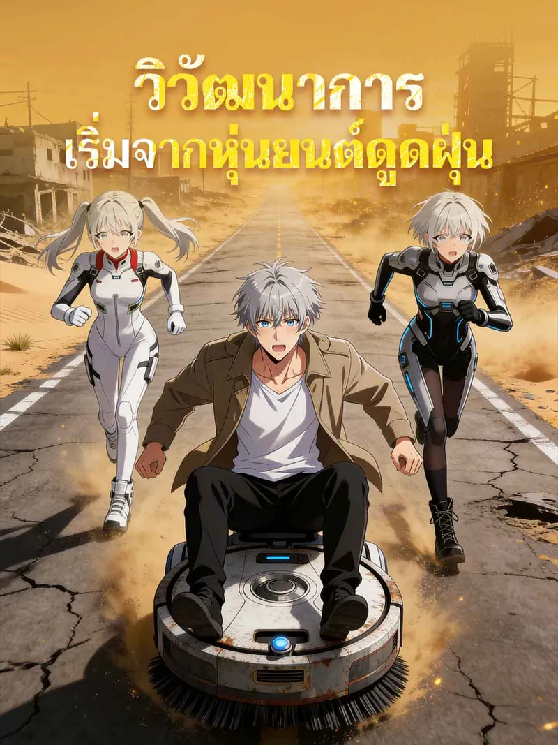 หน้าปกวิวัฒนาการเริ่มจากหุ่นยนต์ดูดฝุ่น