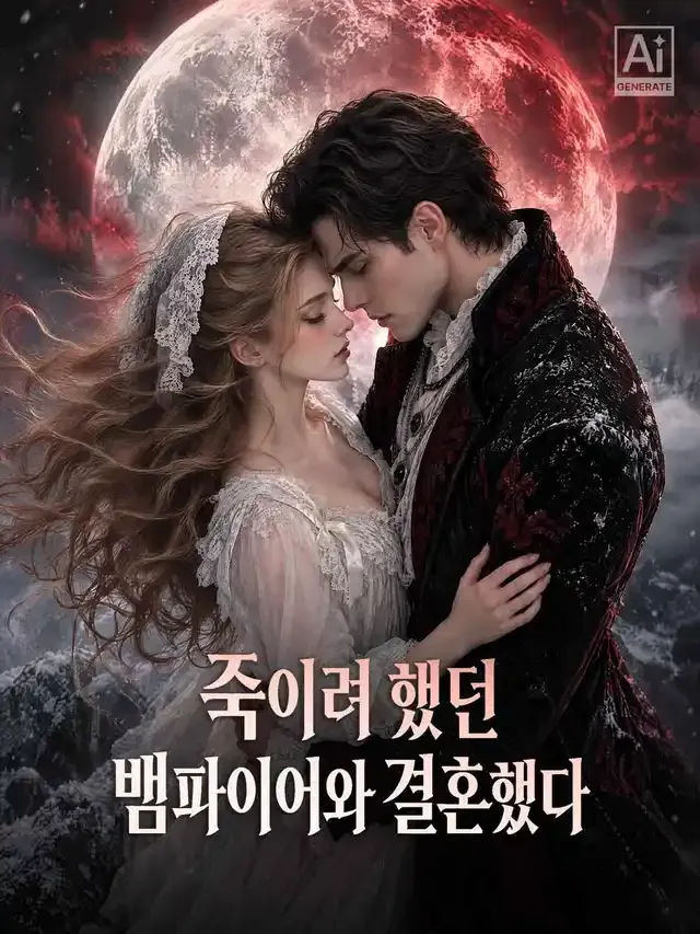 죽이려 했던 뱀파이어와 결혼했다 표지