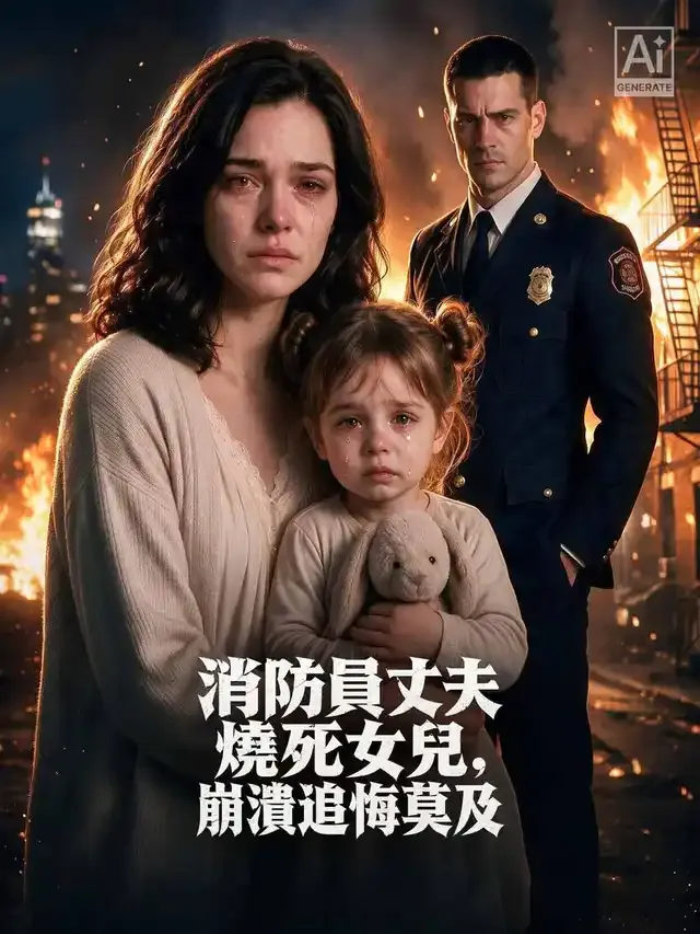 《消防員丈夫燒死女兒，崩潰追悔莫及》封面