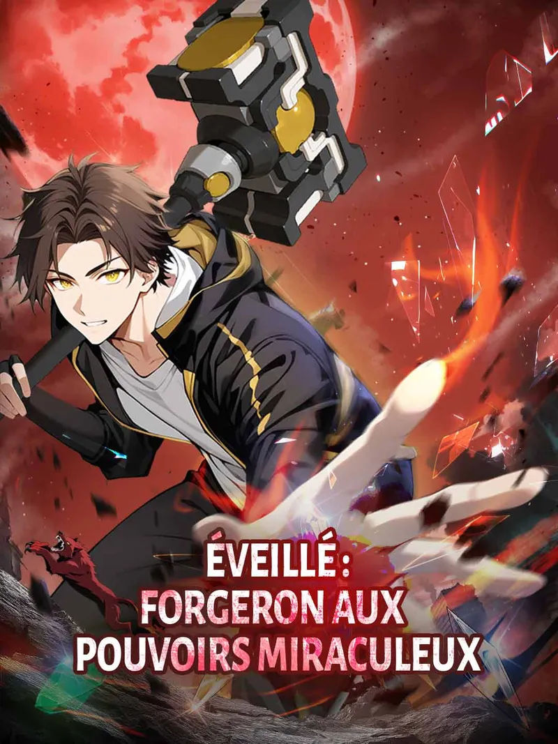 Couverture de Éveillé : Forgeron aux Pouvoirs Miraculeux