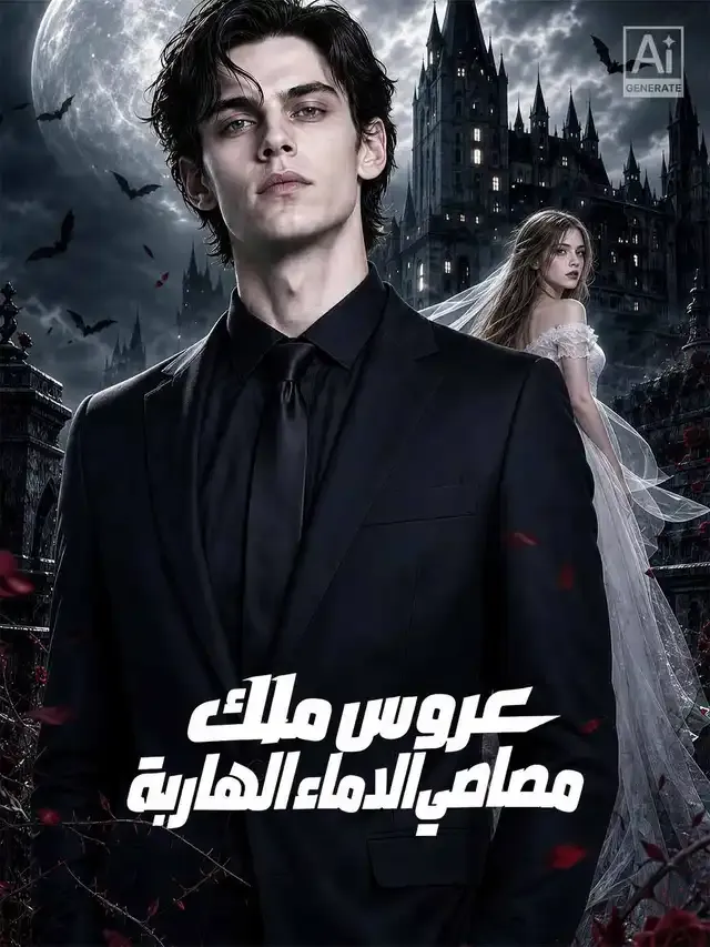 غلاف عروس ملك مصاصي الدماء الهاربة