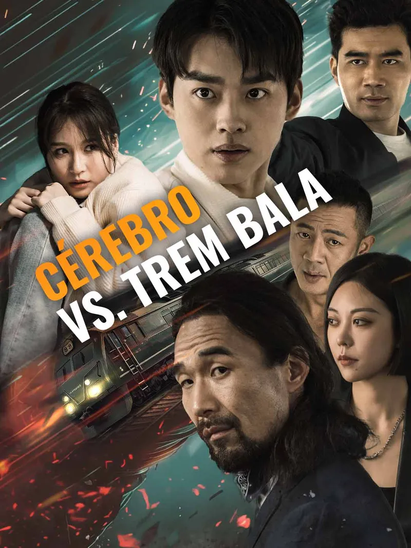 Capa de Cérebro vs. Trem Bala