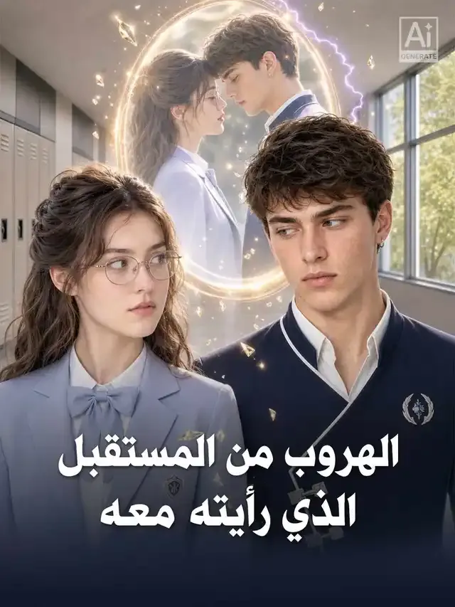 غلاف الهروب من المستقبل الذي رأيته معه