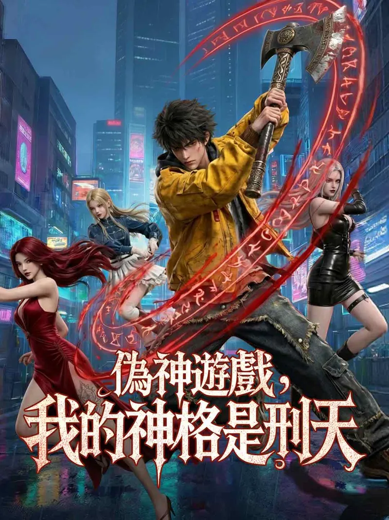 《偽神遊戲，我的神格是刑天》封面