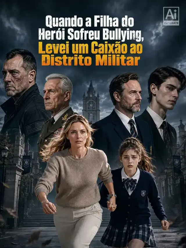 Capa de Quando a Filha do Herói Sofreu Bullying, Levei um Caixão ao Distrito Militar