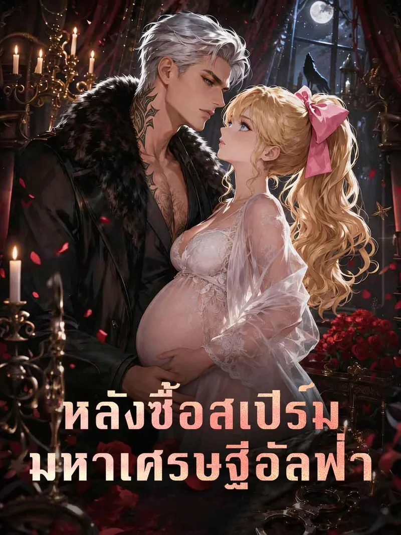 หน้าปกหลังซื้อสเปิร์ม มหาเศรษฐีอัลฟ่า