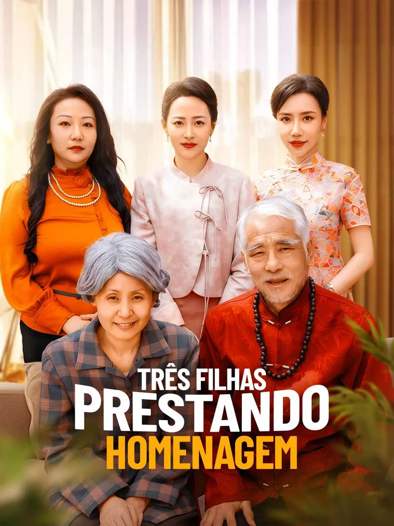 Capa de Três Filhas Prestando Homenagem