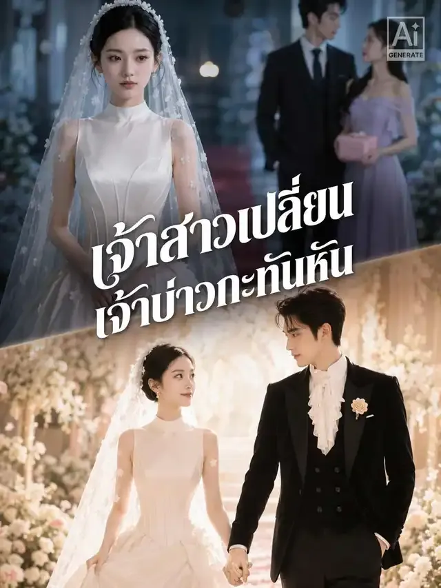 หน้าปกเจ้าสาวเปลี่ยนเจ้าบ่าวกะทันหัน