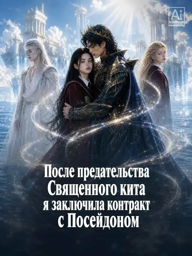 Обложка «После предательства Священного кита я заключила контракт с Посейдоном»