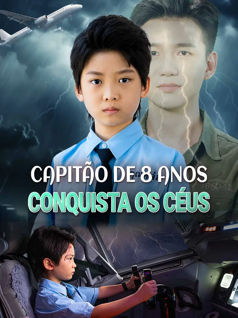Capa de Capitão de 8 Anos Conquista os Céus