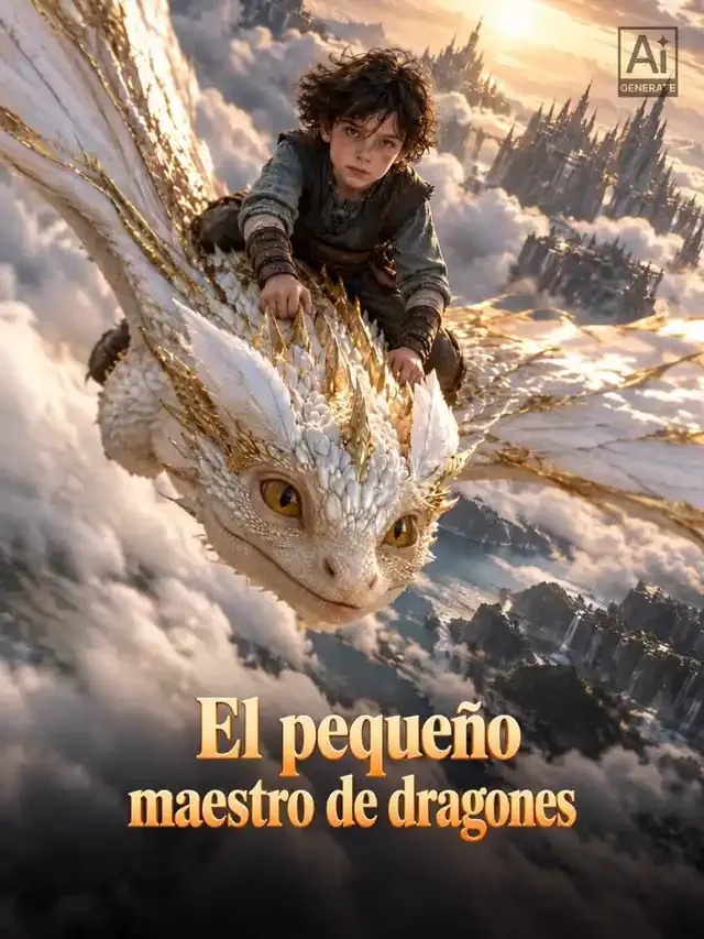 Portada de El pequeño maestro de dragones