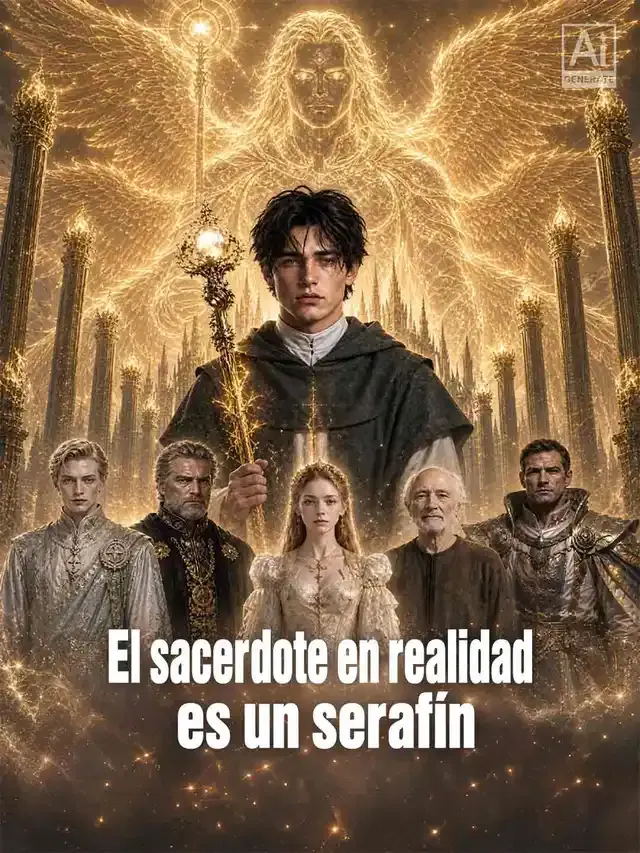 Portada de El sacerdote en realidad es un serafín