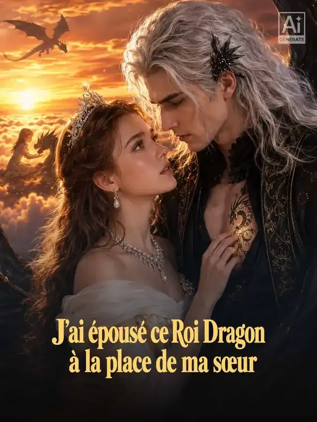 Couverture de J'ai épousé ce Roi Dragon à la place de ma sœur