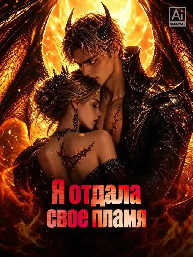 Обложка «Я отдала свое пламя»