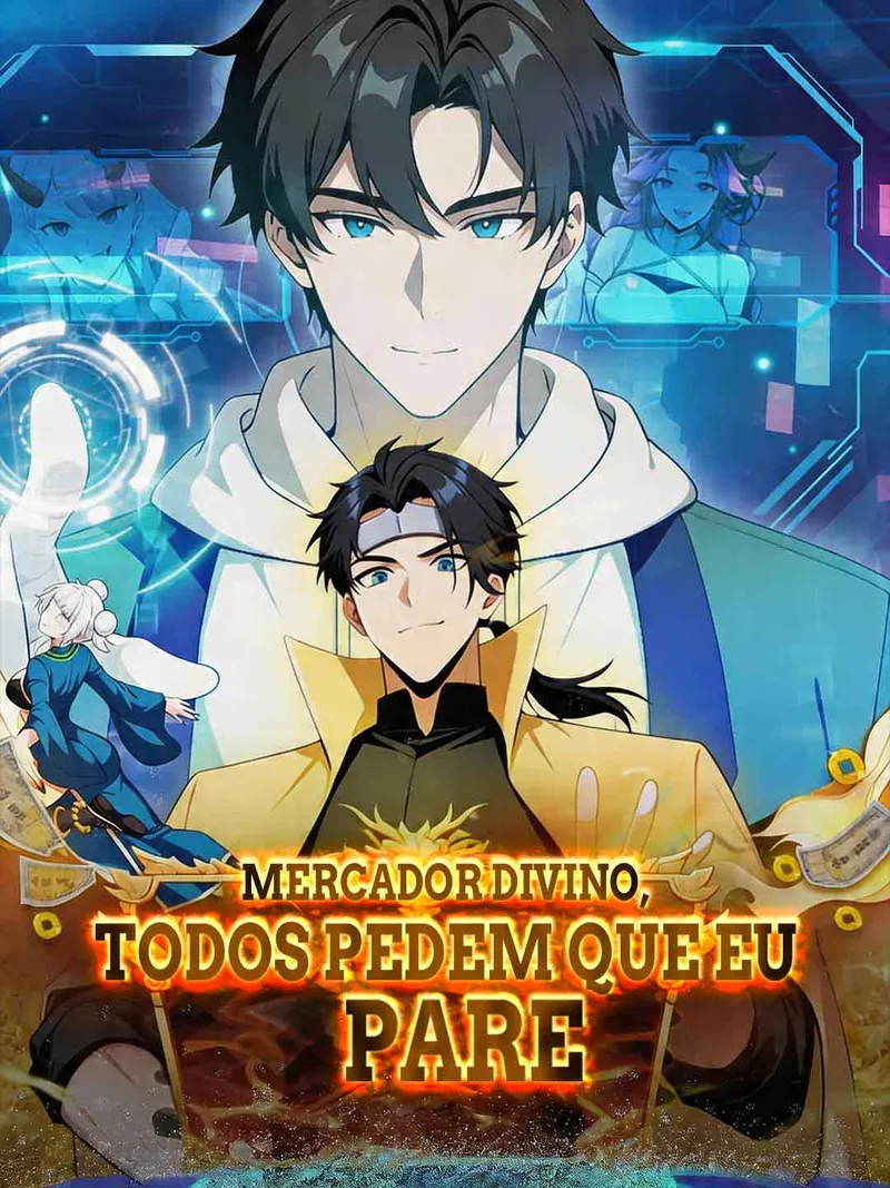 Capa de Mercador divino, todos pedem que eu pare