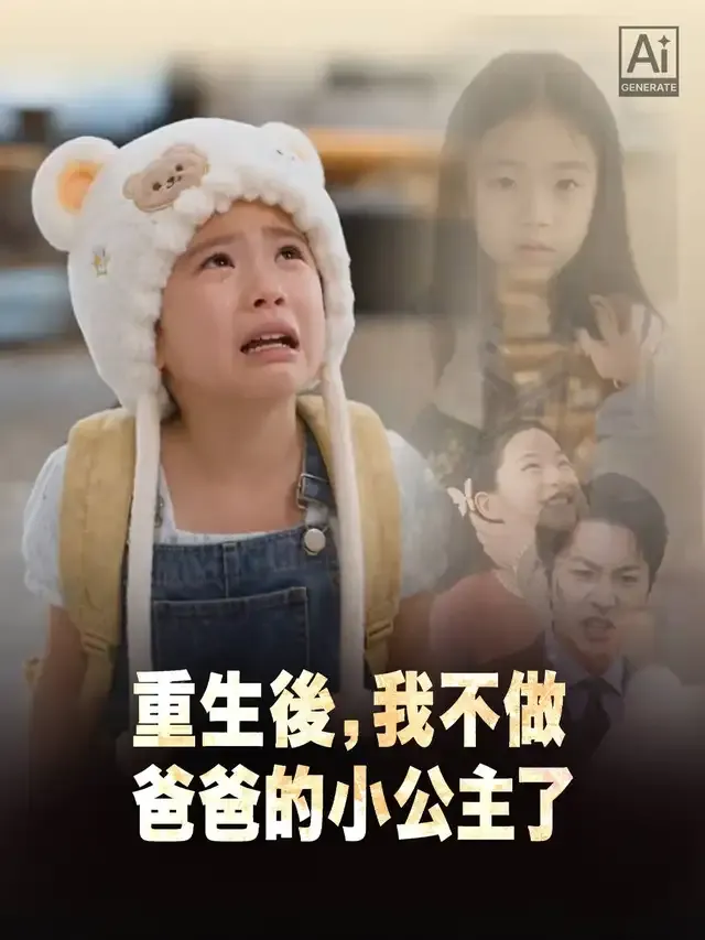 《重生後，我不做爸爸的小公主了》封面