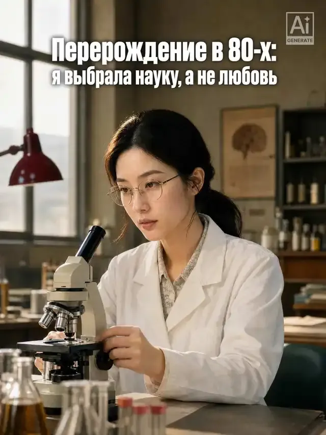 Обложка «Перерождение в 80-х: я выбрала науку, а не любовь»