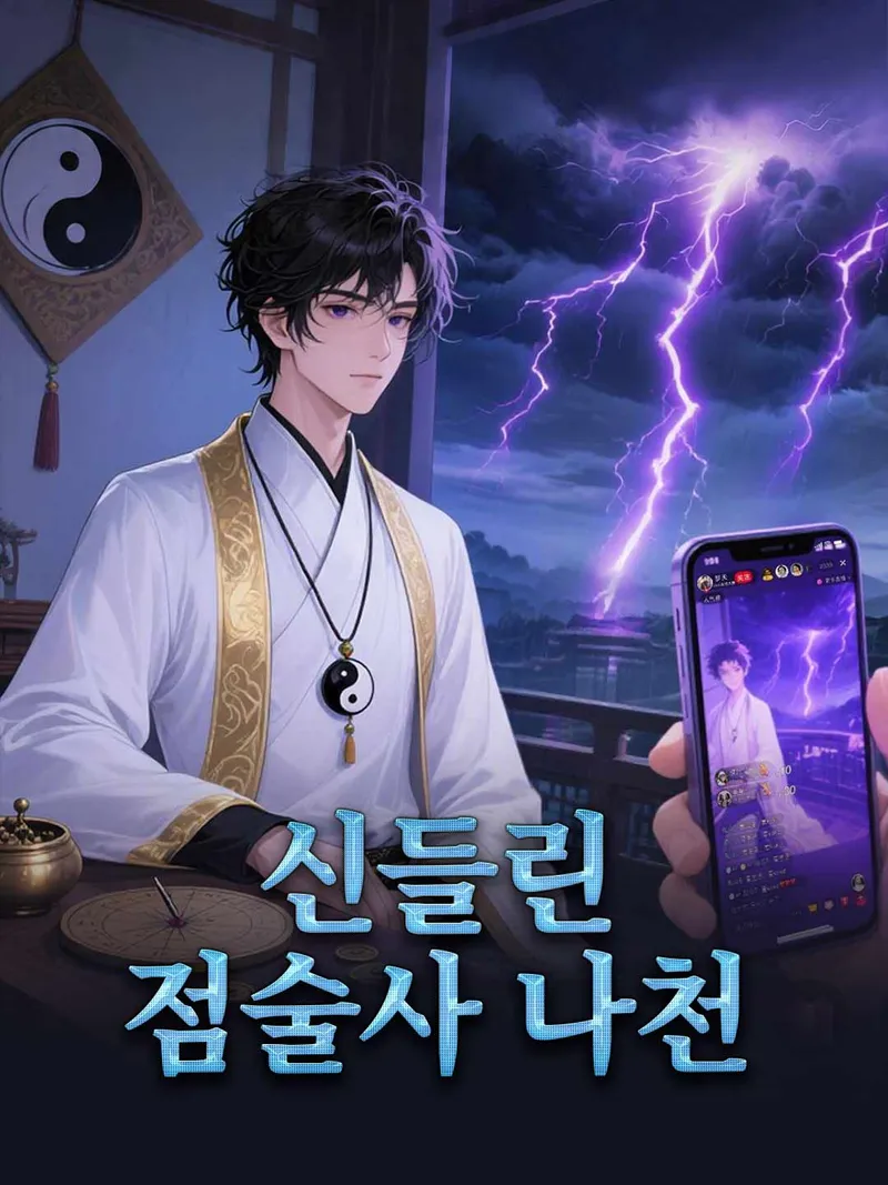 신들린 점술사 나천 표지